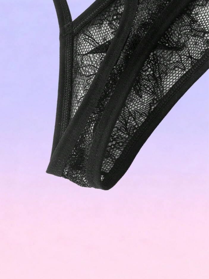 Men's sexy lace hollow out Underwear